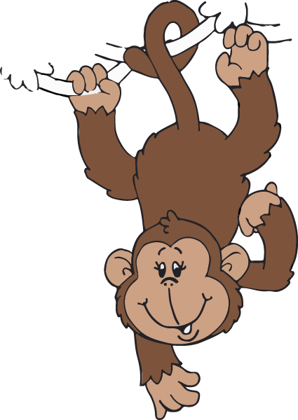 Affe Greifen wie ein Affe