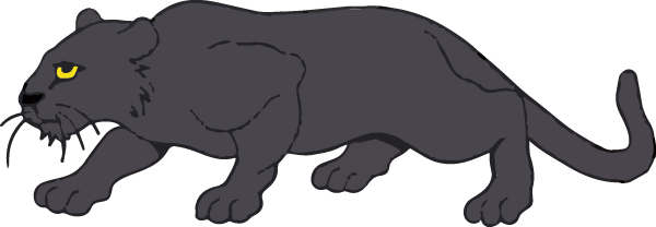 Panther Schleichen wie ein Panther